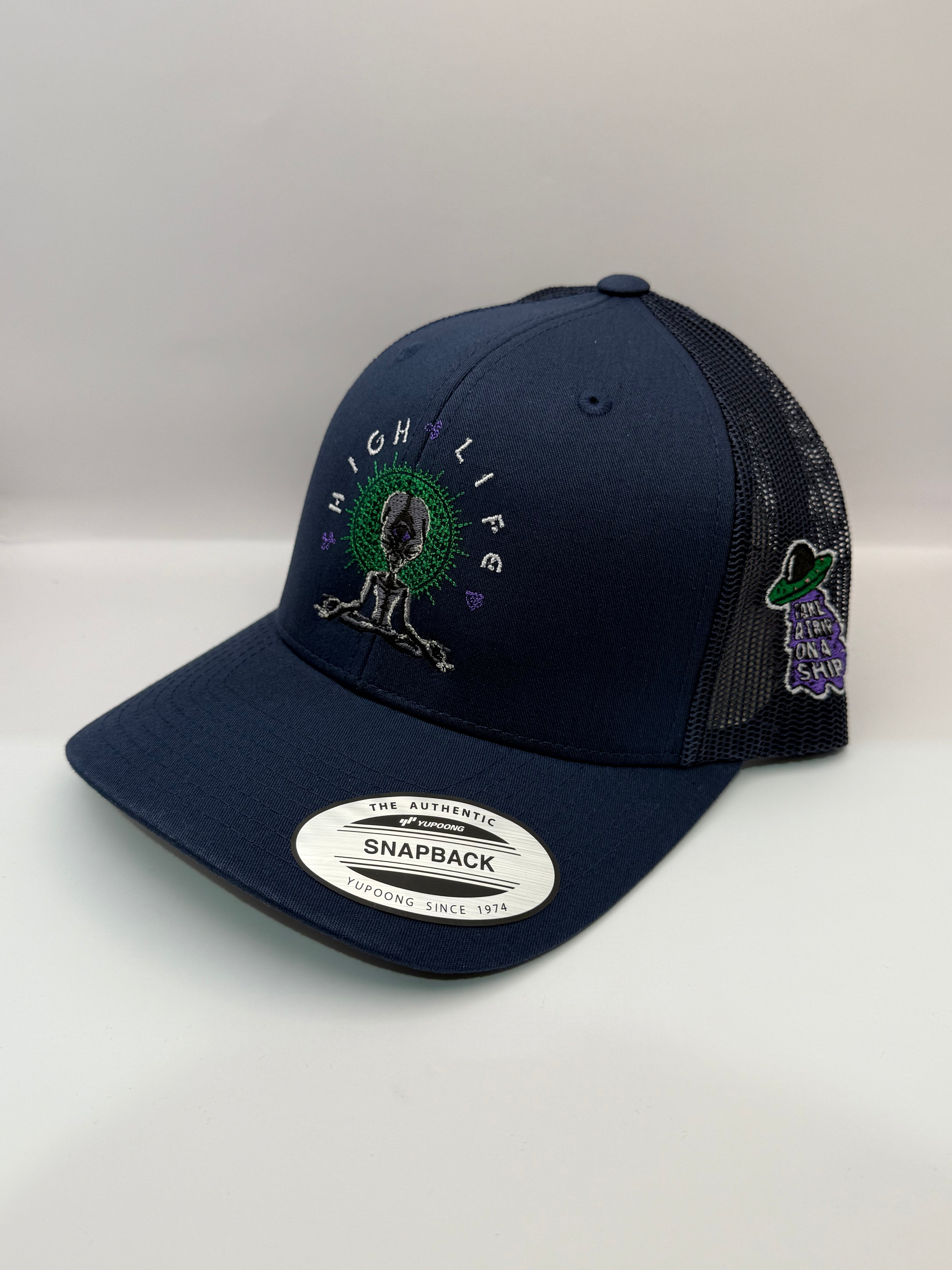 HIGH LIFE CAP, SIDE LOGO, NAVY