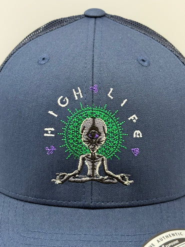 HIGH LIFE CAP, SIDE LOGO, NAVY