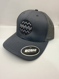 Lidz Grey Zig Zag Cap - Grey