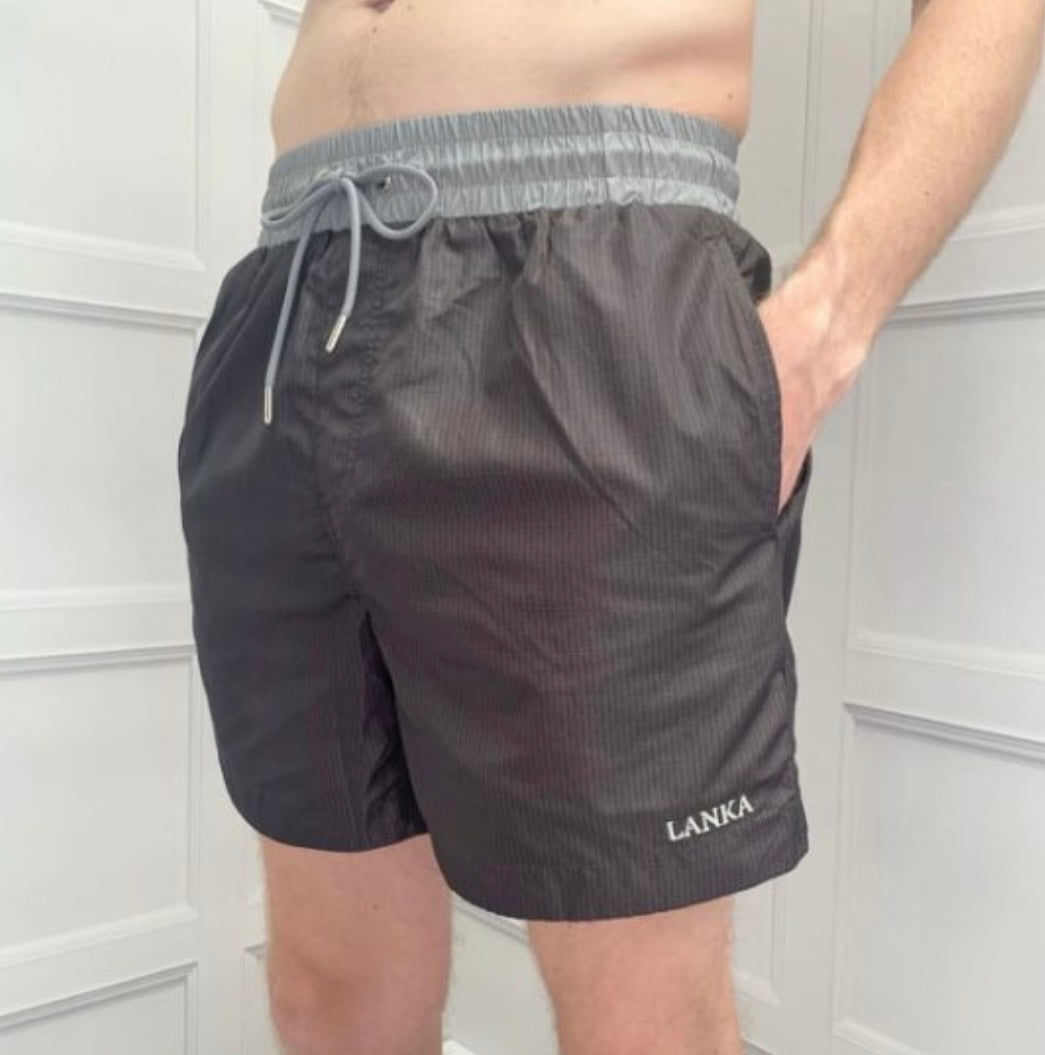 Lanka, Premium Swim Shorts Black