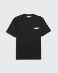 MARAI Isignia Logo T-Shirt - Black/Turbulence