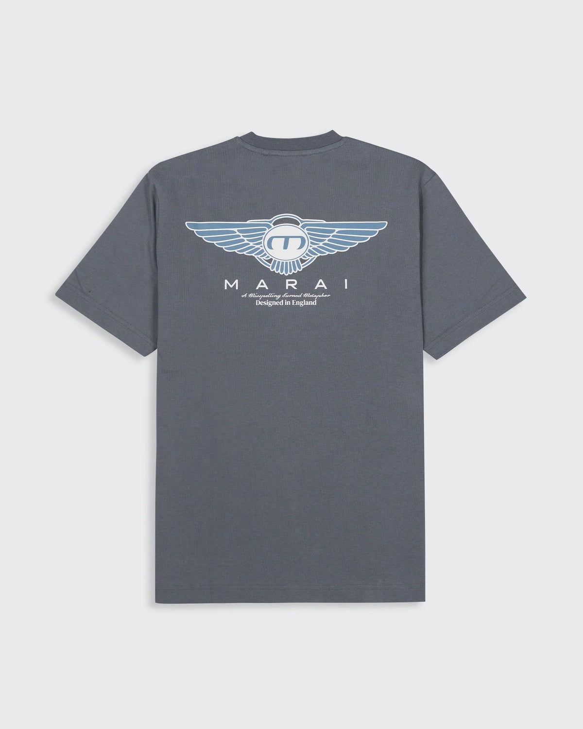 MARAI Isignia Logo T-Shirt - Turbulence/White