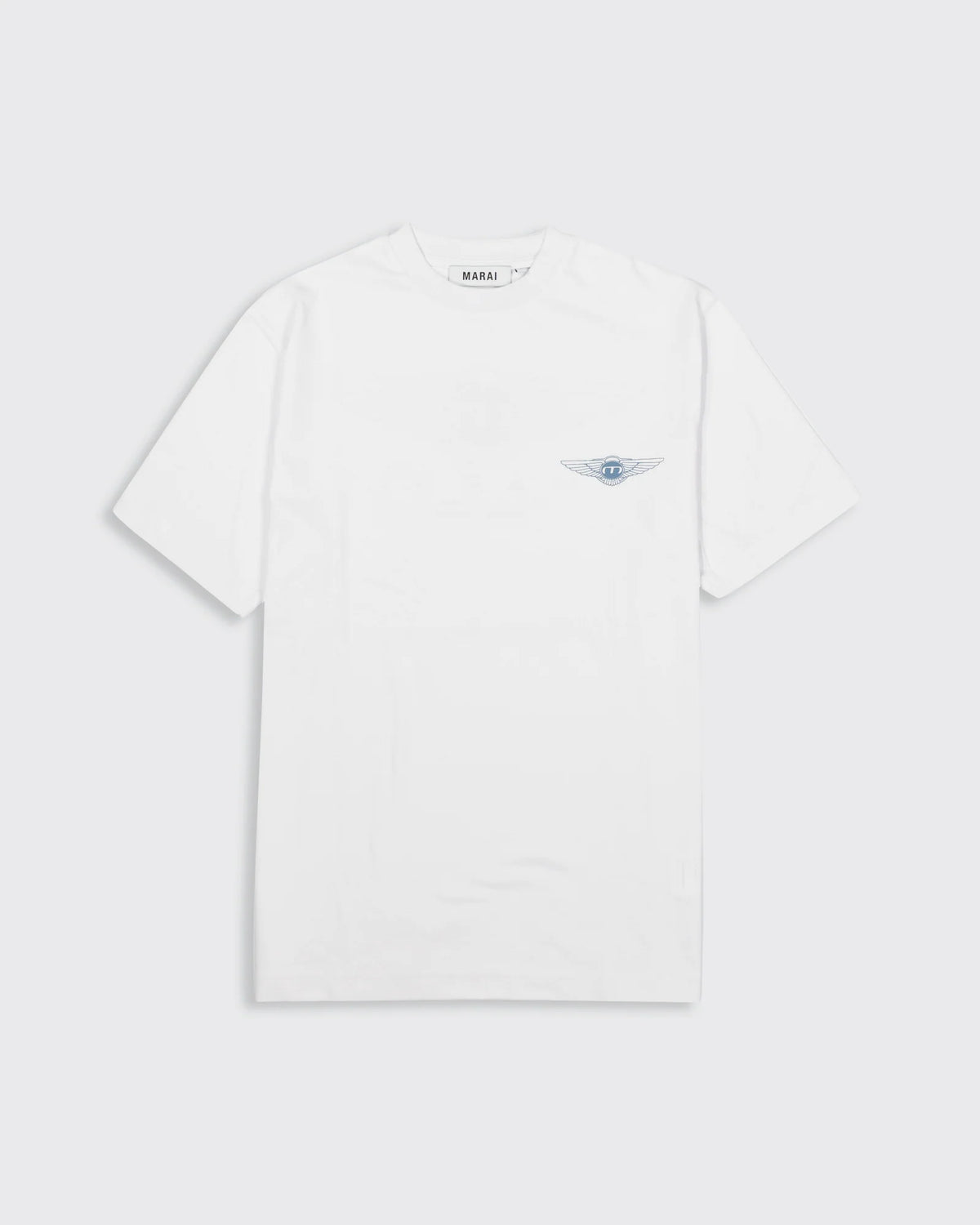 MARAI Isignia Logo T-Shirt - White/Turbulence