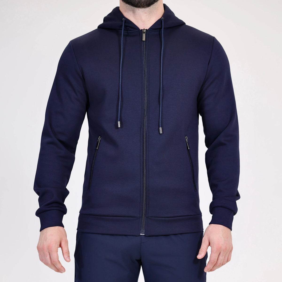 Lanka Zip Through Hoodie - Navy