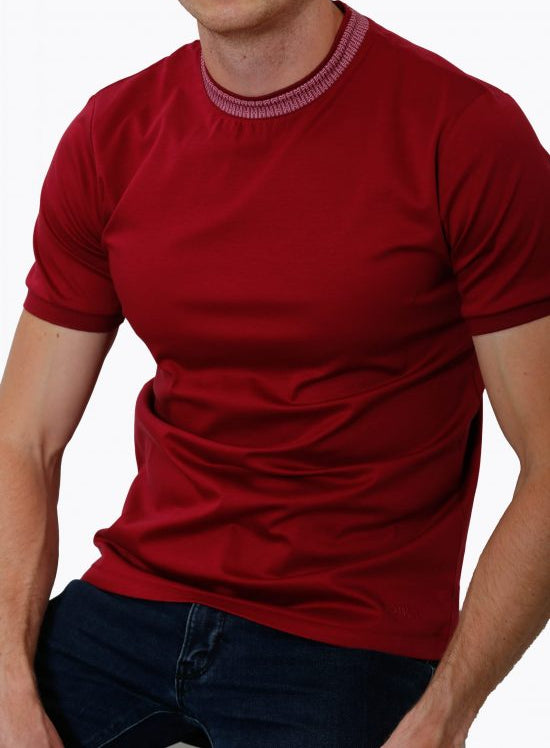 Lanka, Red Collar Tee