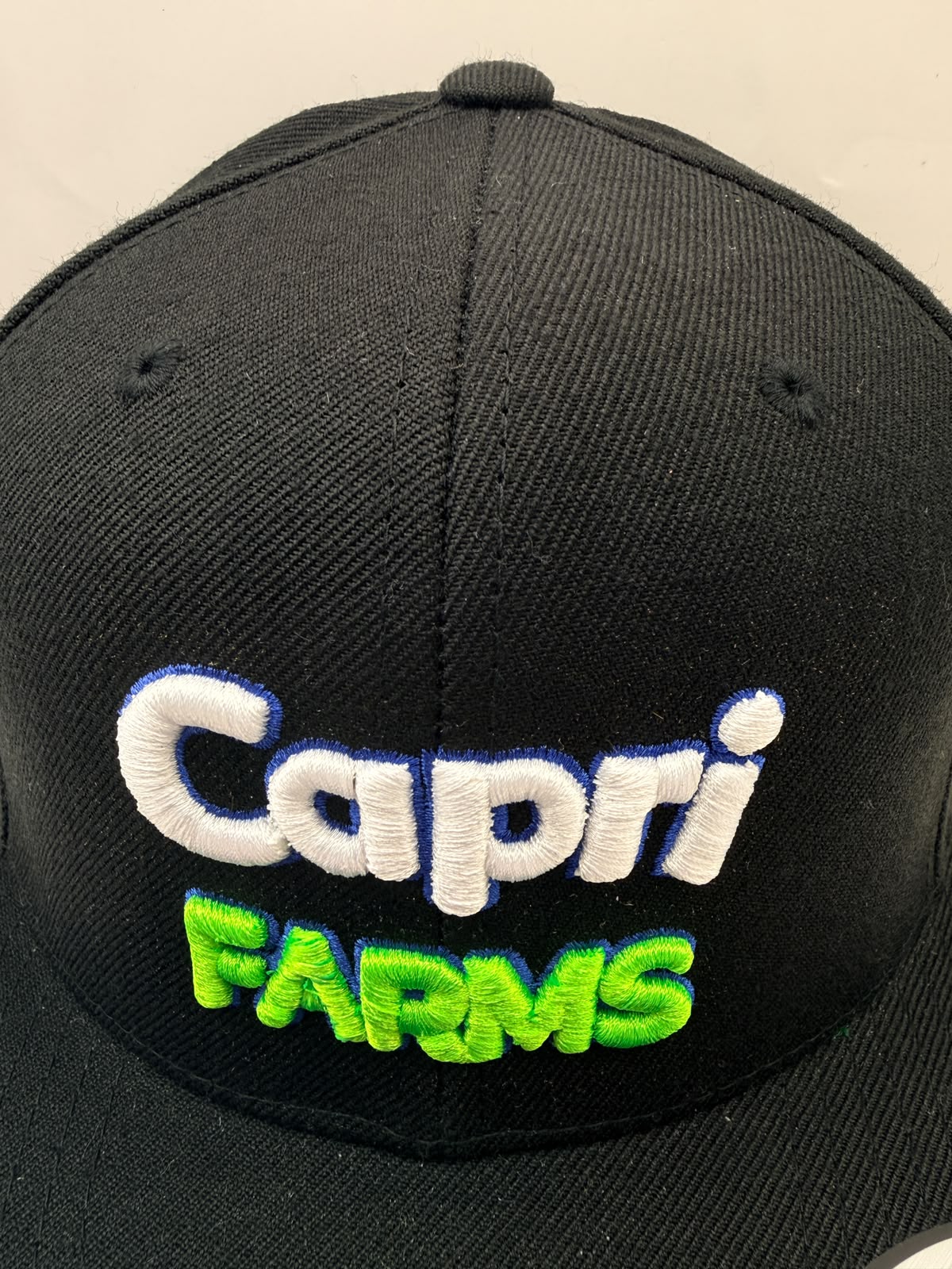 Capri Farms OG 3D Flat Peak Cap - Black