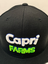 Capri Farms OG 3D Flat Peak Cap - Black