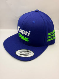 Capri Farms OG 3D Flat Peak Cap - Dark Blue