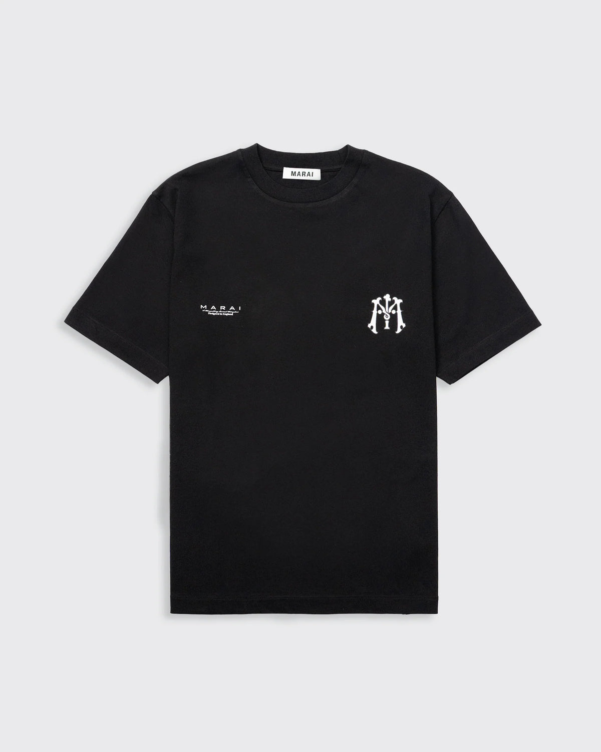 MARAI Monogram Logo T-Shirt - Black