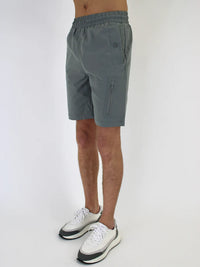 White Threads Versatile Cargo Shorts - Light Grey