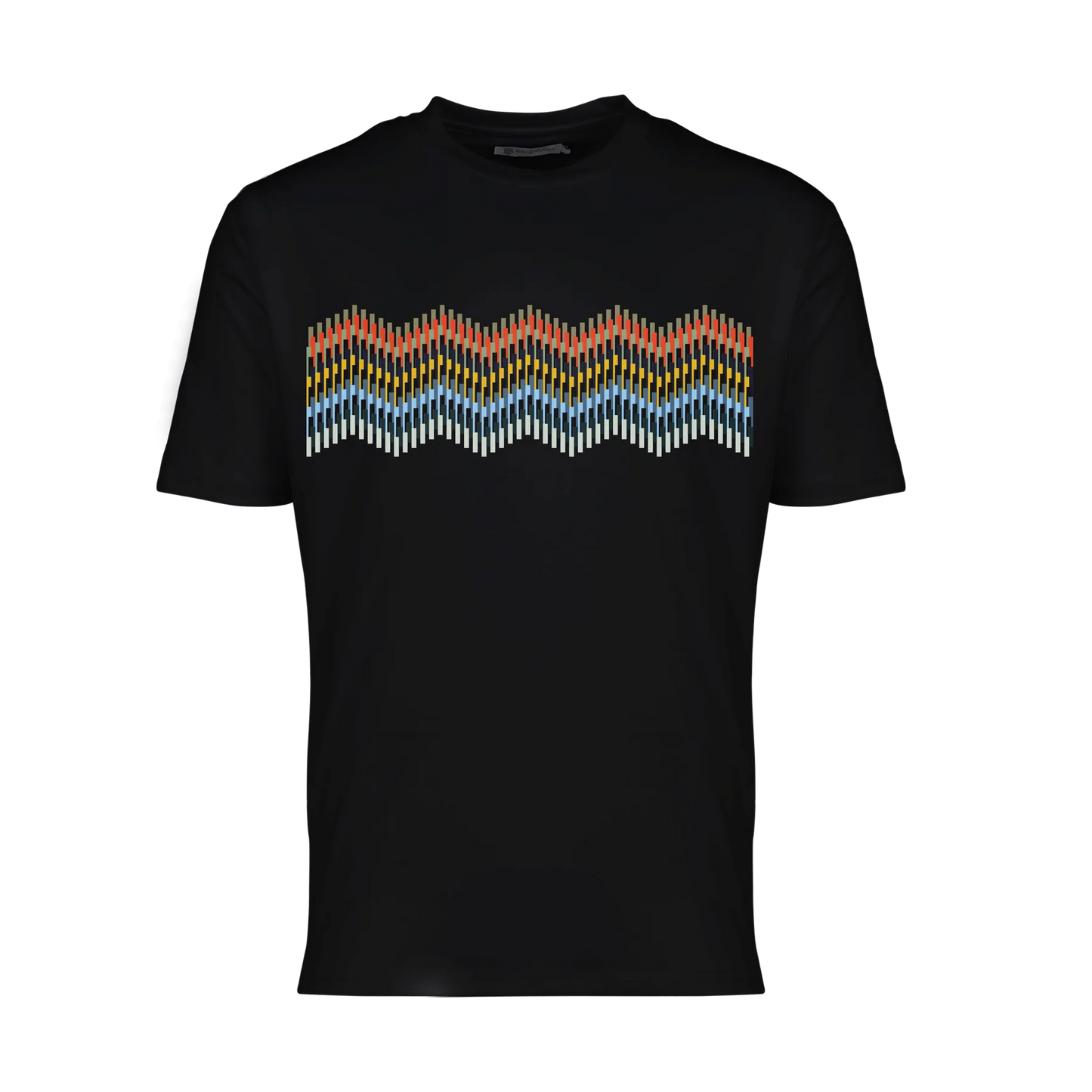Moda Bandidos Line Zig Bar T-Shirt - Black