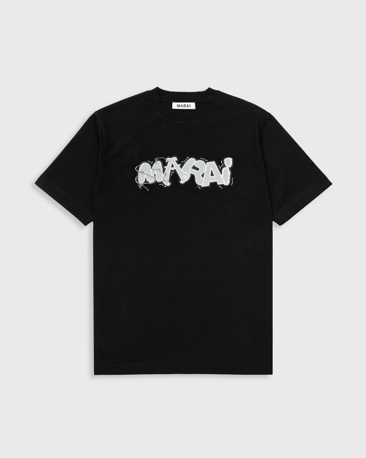 MARAI Multifont Logo T-Shirt - Black