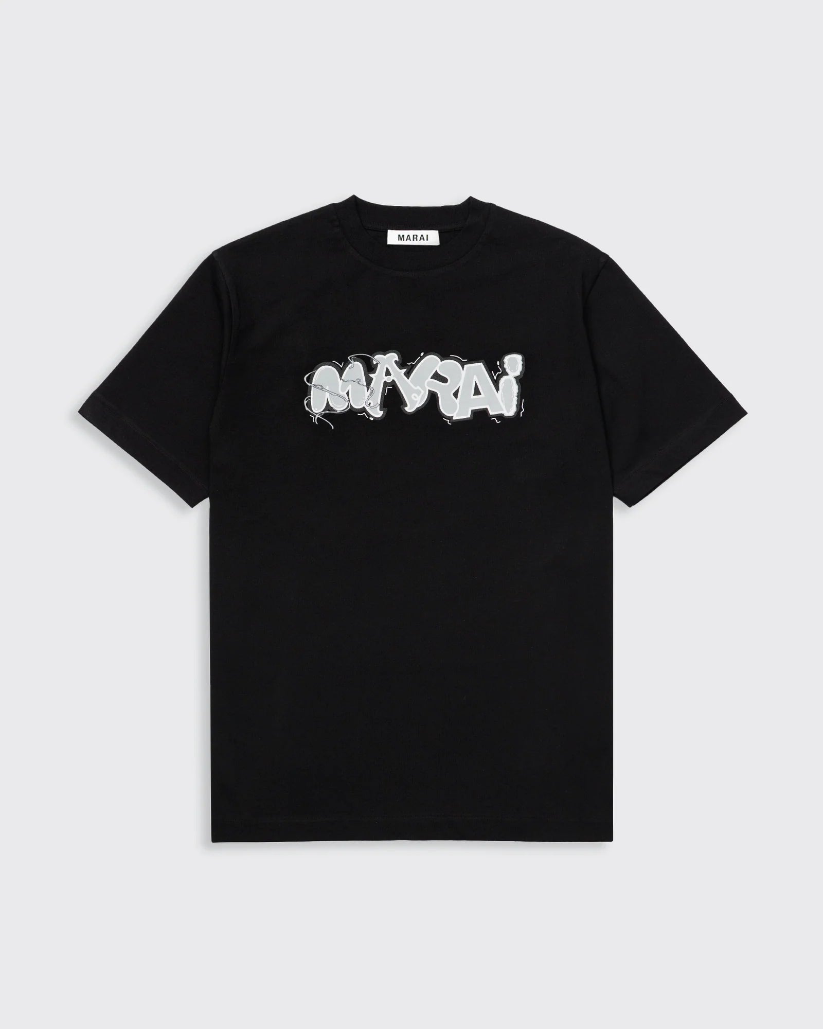 MARAI Multifont Logo T-Shirt - Black