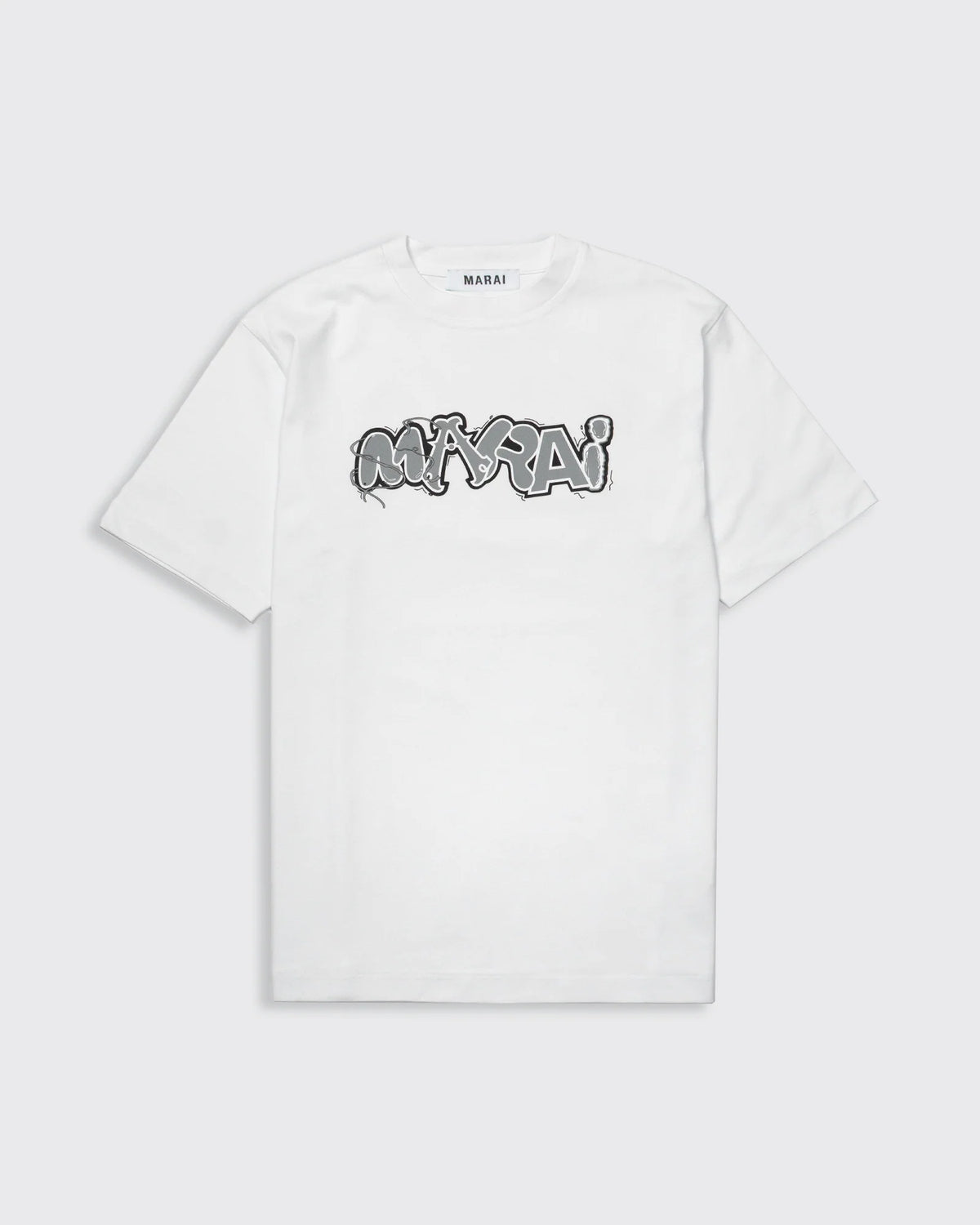 MARAI Multifont Logo T-Shirt - White