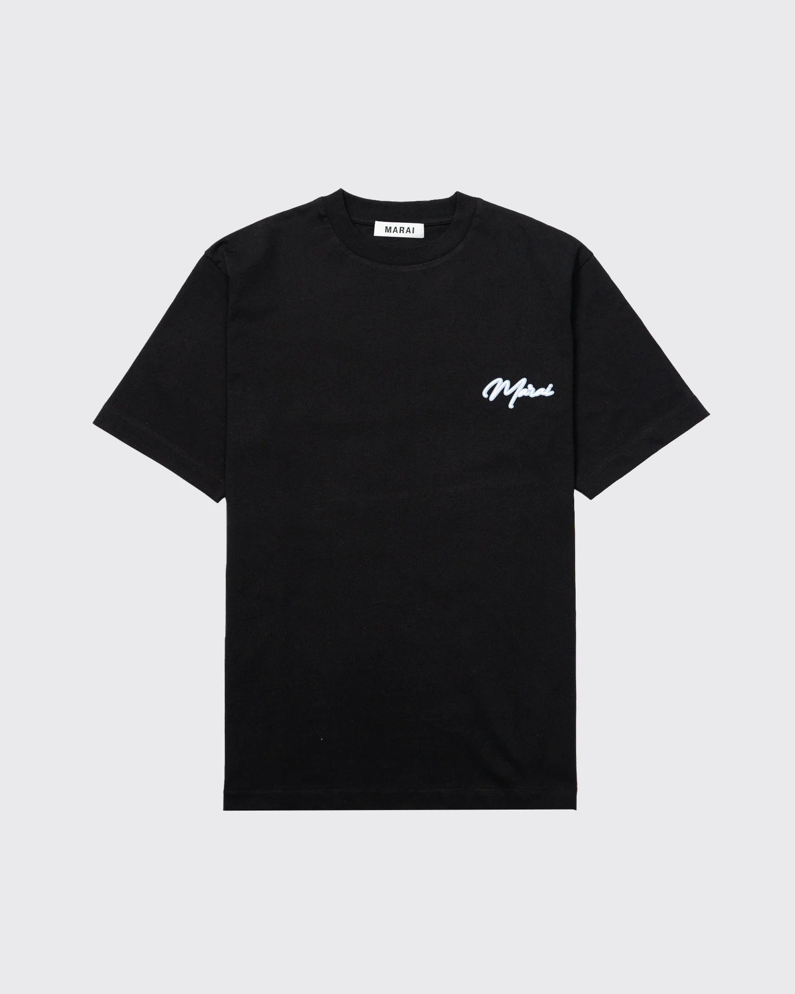 MARAI Signature Logo T-Shirt - Black/Turbulence