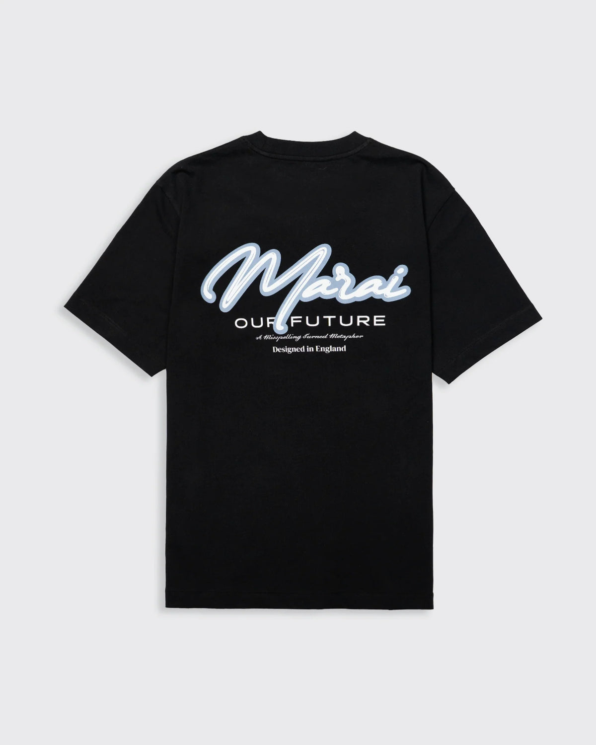 MARAI Signature Logo T-Shirt - Black/Turbulence