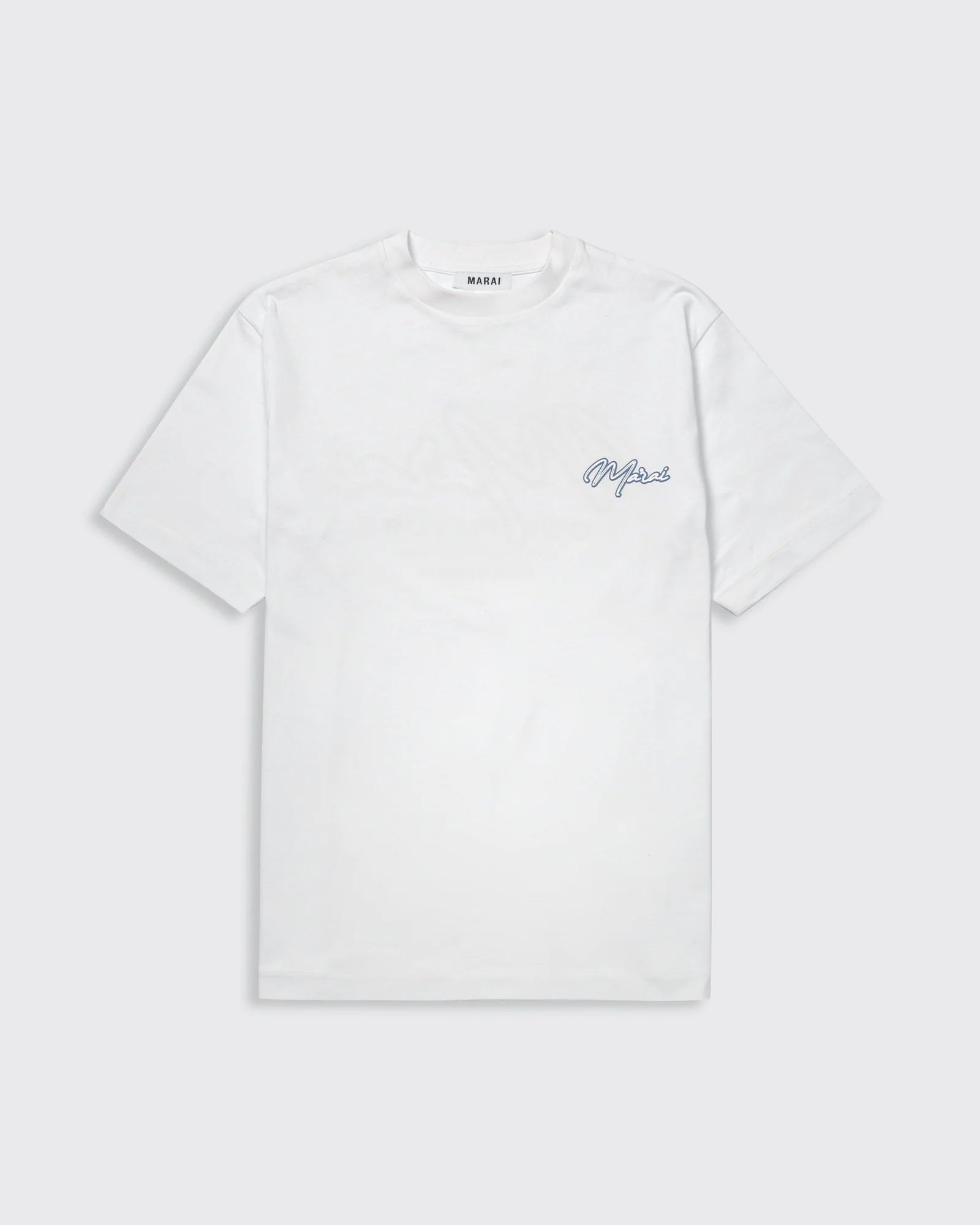 MARAI Signature Logo T-Shirt - White/Turbulence
