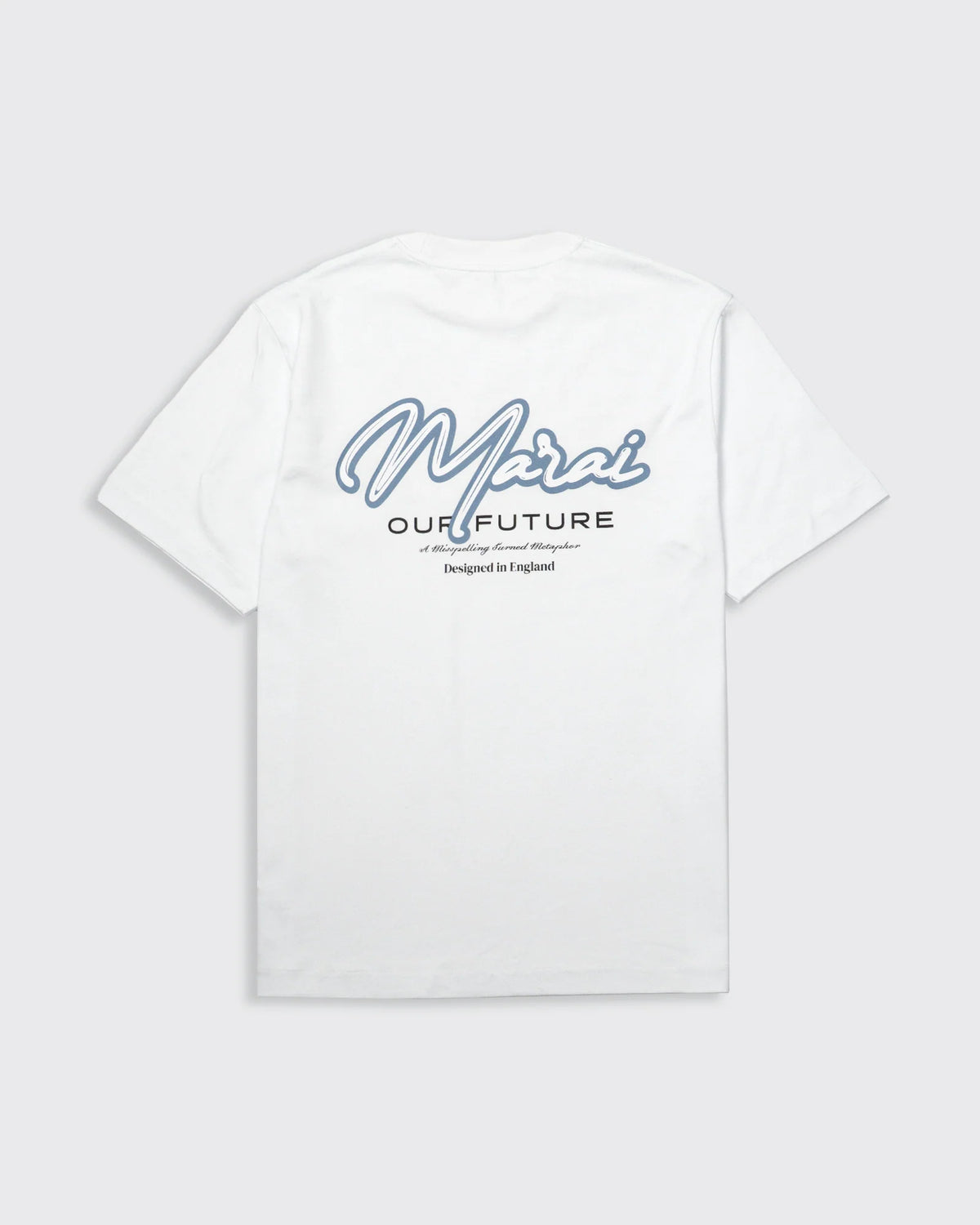MARAI Signature Logo T-Shirt - White/Turbulence