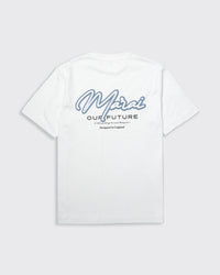 MARAI Signature Logo T-Shirt - White/Turbulence