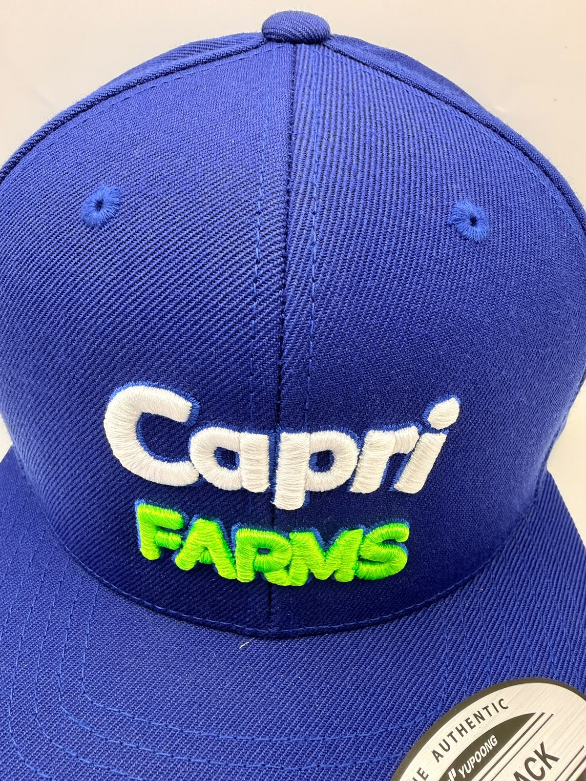 Capri Farms OG 3D Flat Peak Cap - Dark Blue