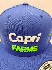 Capri Farms OG 3D Flat Peak Cap - Light Blue
