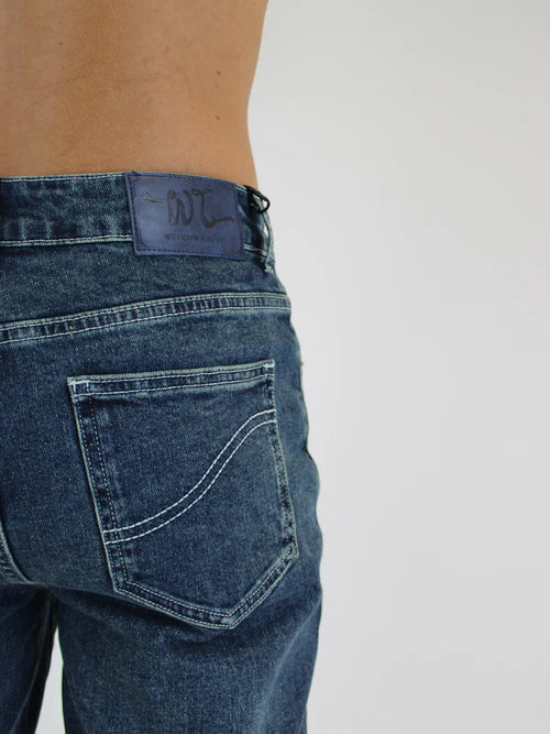 White Threads Denim Jeans - Navy 902