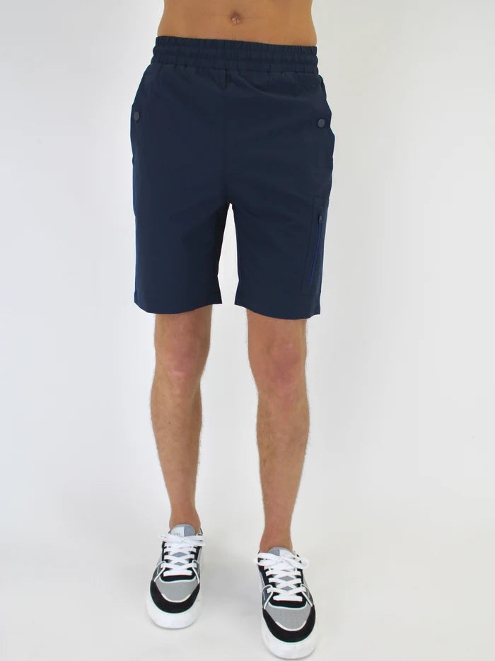 White Threads Versatile Cargo Shorts - Navy