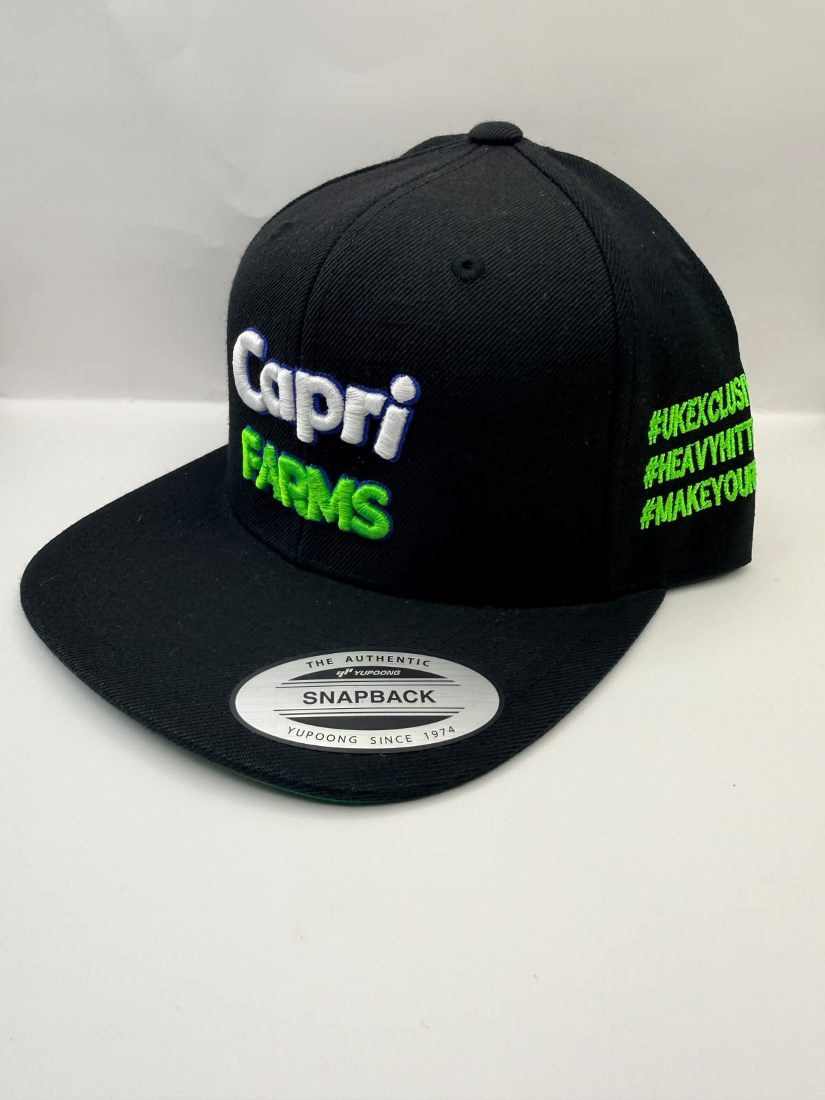 Capri Farms OG 3D Flat Peak Cap - Black