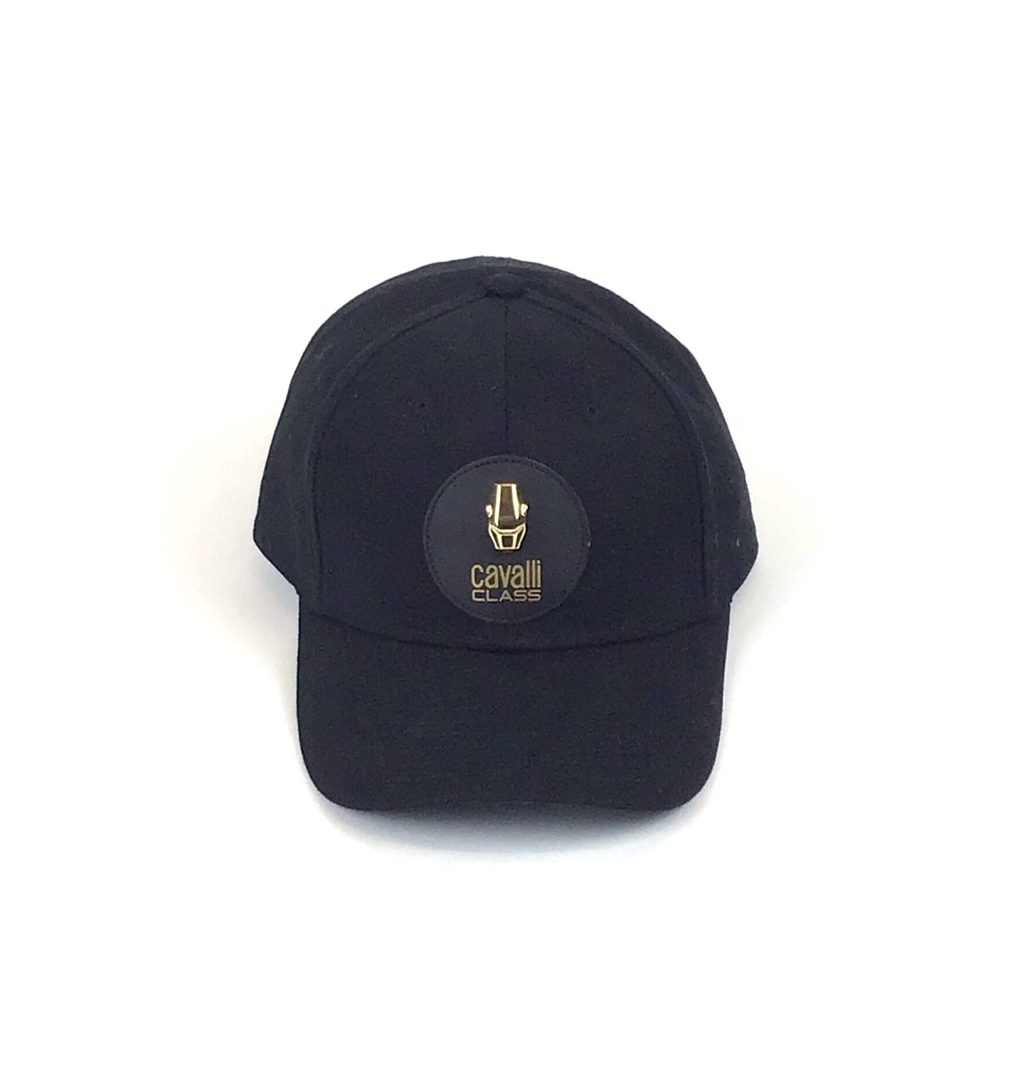 Cavalli Cap, Black (Gold Badge)