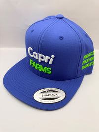 Capri Farms OG 3D Flat Peak Cap - Light Blue