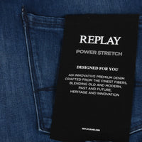 Replay Power Stretch Anbass Jeans - Indigo
