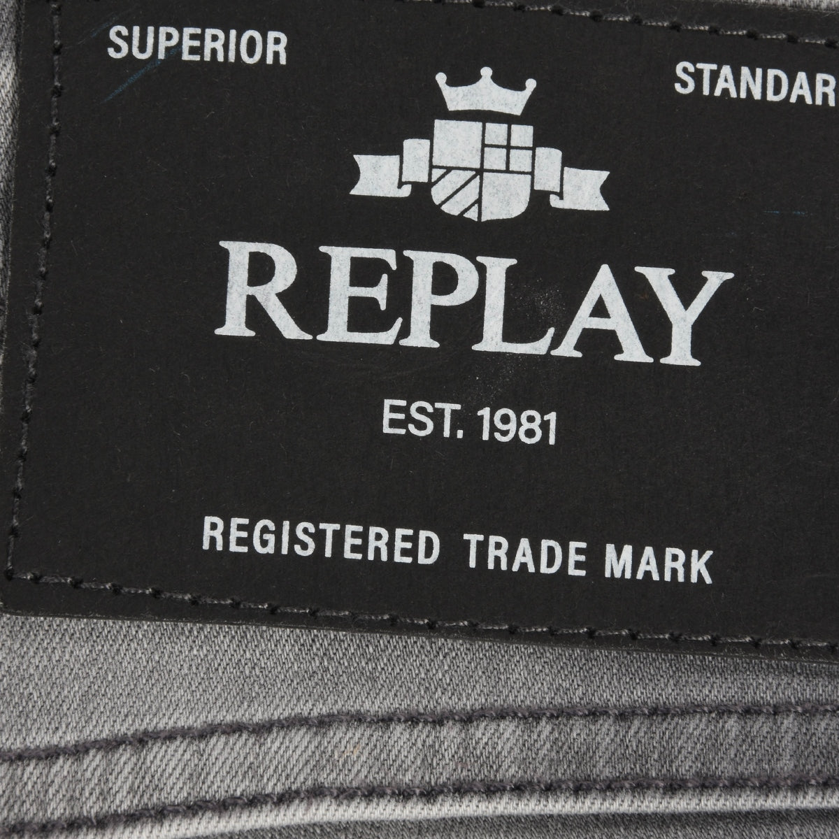 Replay Power Stretch Anbass Jeans - Grey