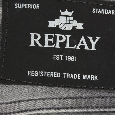 Replay Power Stretch Anbass Jeans - Grey