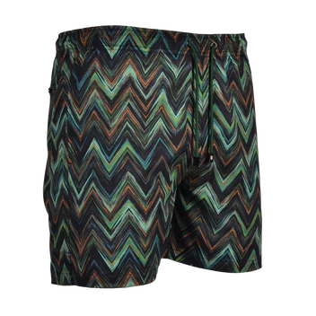 Moda Bandidos, Space Zig Green Swim Shorts