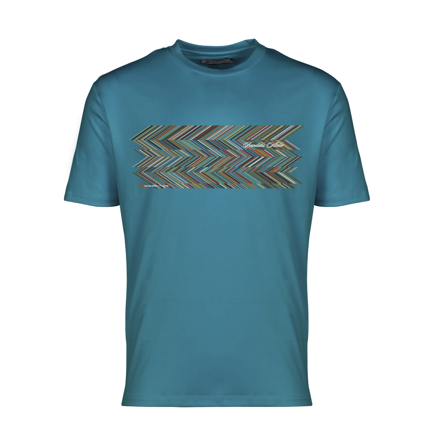 Moda Bandidos Fall Shear Zig T-Shirt - Blue