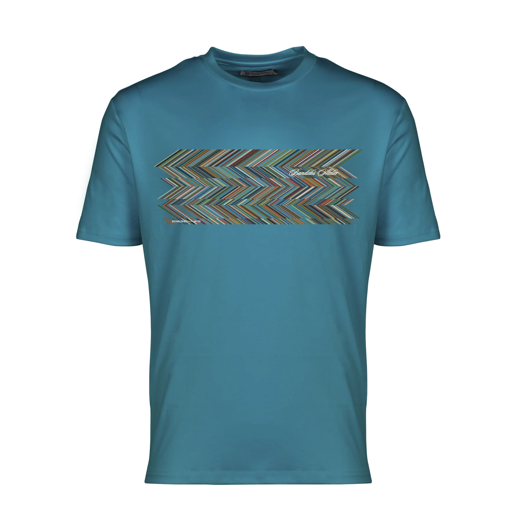 Moda Bandidos Fall Shear Zig T-Shirt - Blue