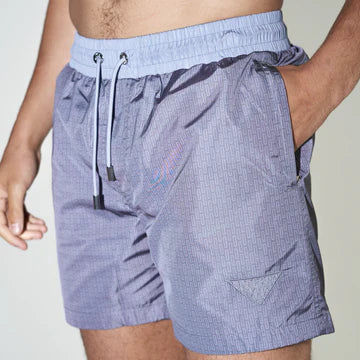 Lanka, Swim Shorts Plain Grey/Steel Blue