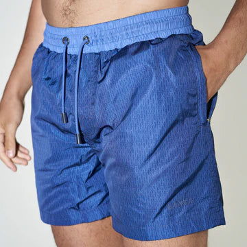 Lanka, Swim Shorts Pattern Azure Blue