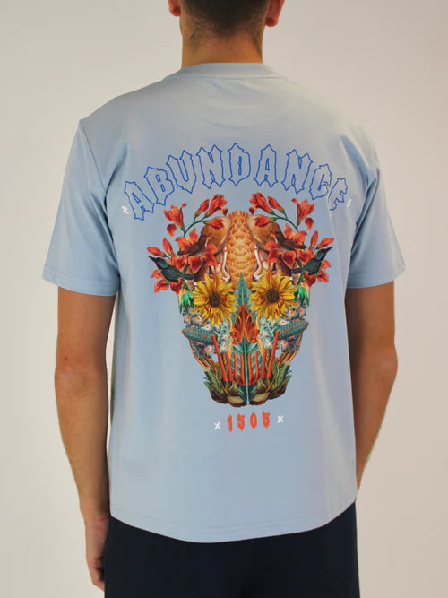 White Threads Abundance T-Shirt - Sky Blue