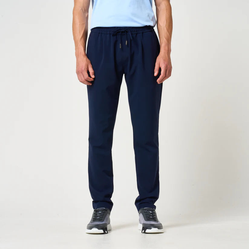 Loiano Slim Fit Tech Pants - Navy