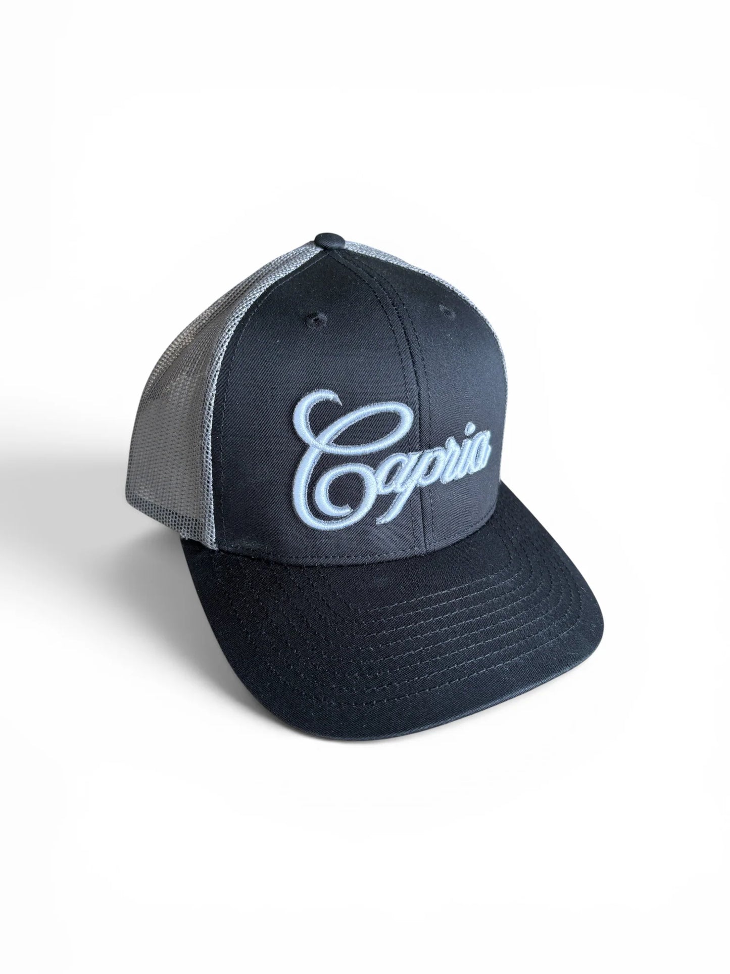 Capria Trucker Cap - Black/Silver