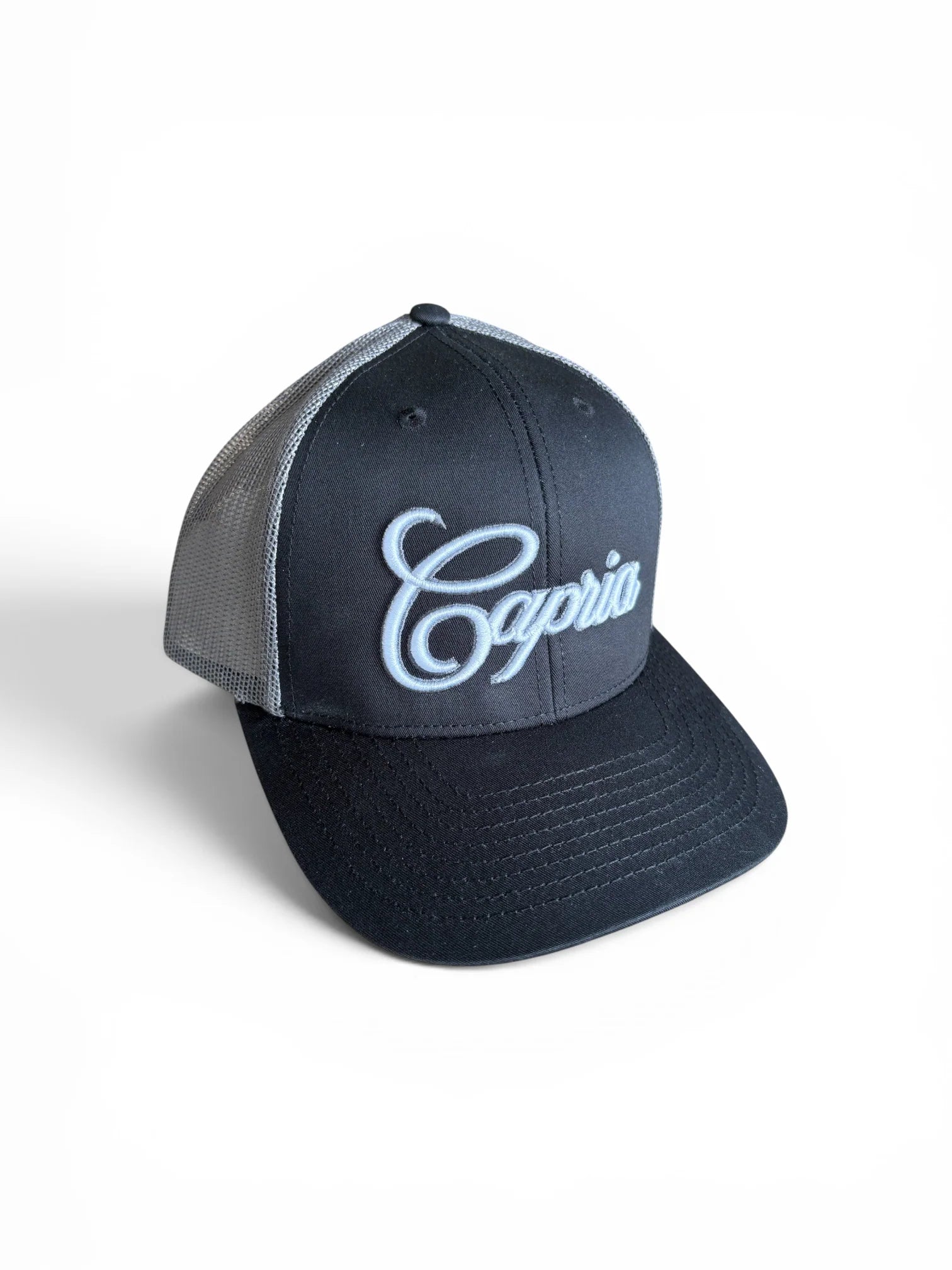 Capria Trucker Cap - Black/Silver