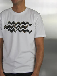 White Threads Chroma Zig T-Shirt - White