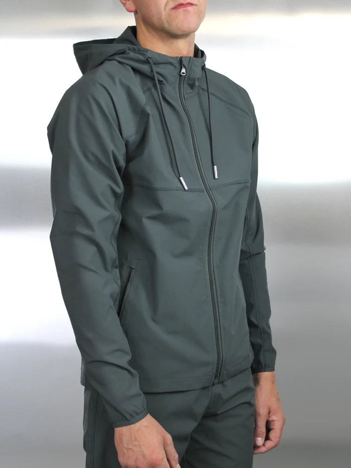 White Threads Versatile 2.0 Windbreaker - Grey