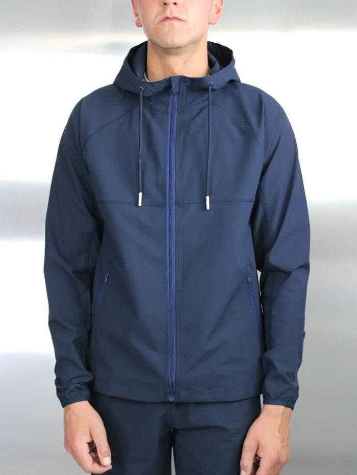 White Threads Versatile 2.0 Windbreaker - Navy