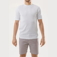Lanka Cotton Silk T-Shirt - White