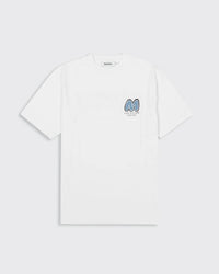 MARAI XL Bubble Logo T-Shirt - White/Turbulence