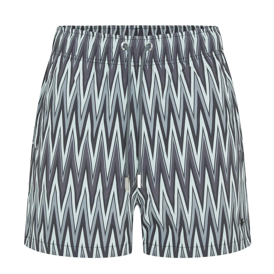 Mosquito Zig-Zag Shorts - Grey/White