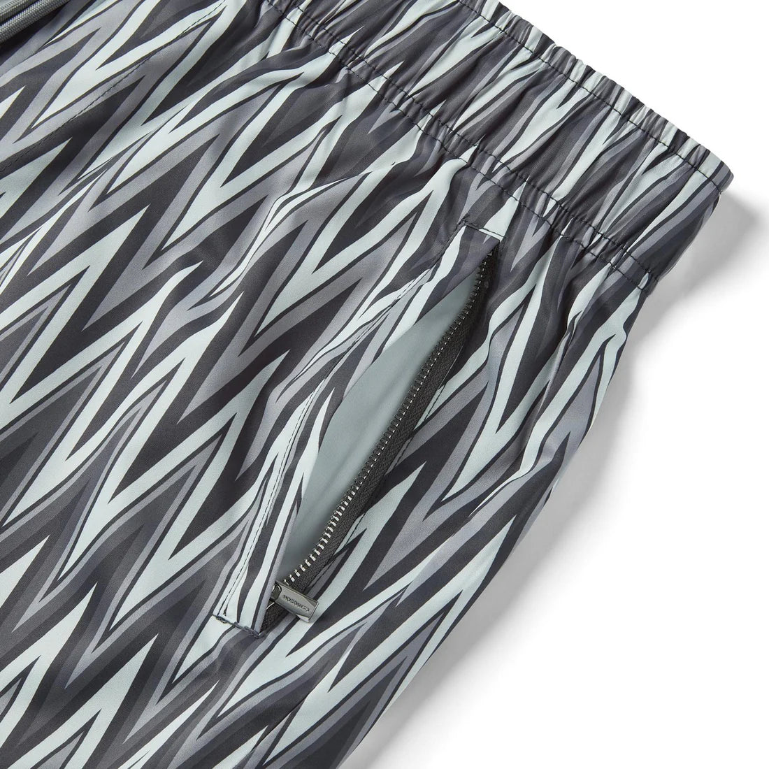 Mosquito Zig-Zag Shorts - Grey/White
