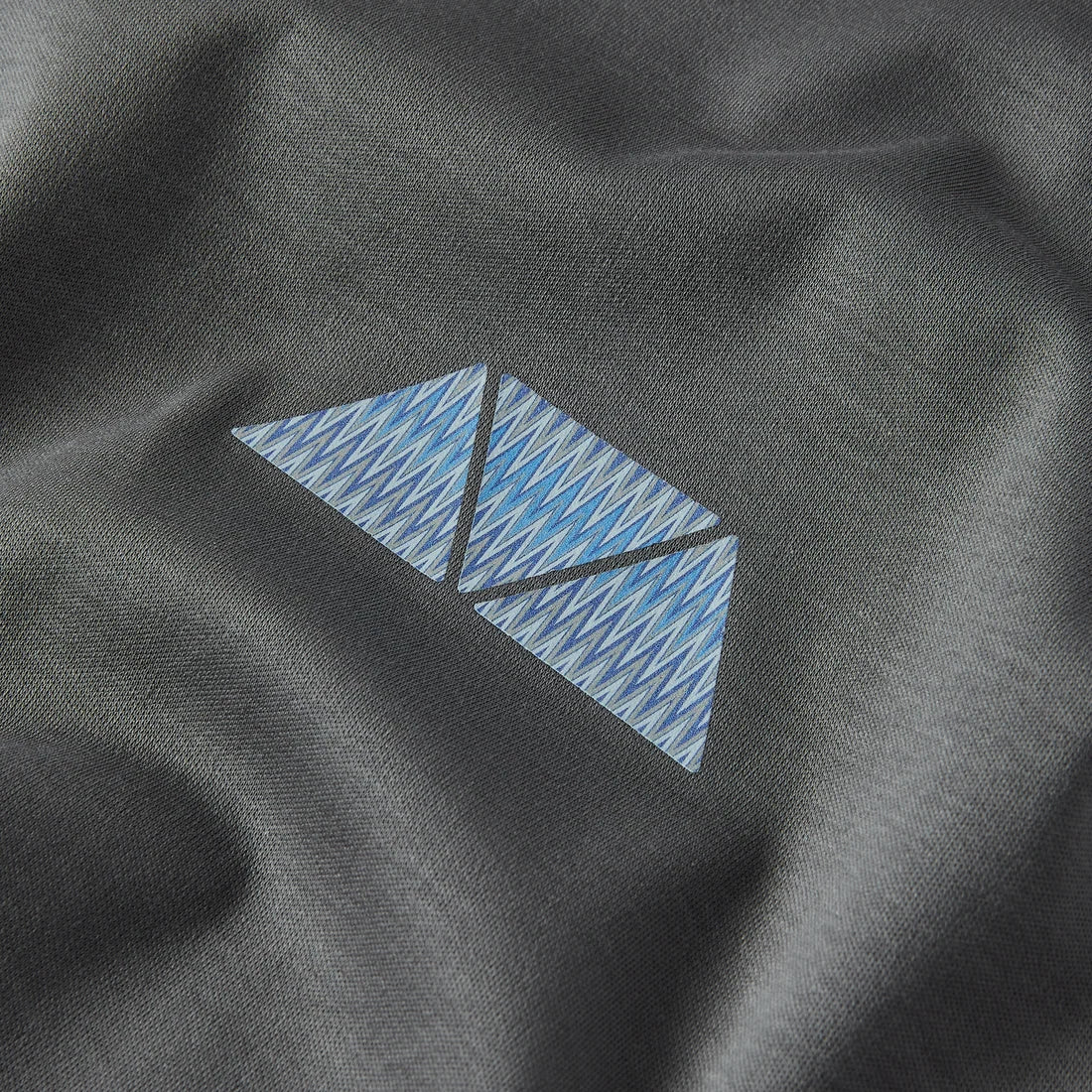 Mosquito Azure Triangle (Blue) T-Shirt - Grey